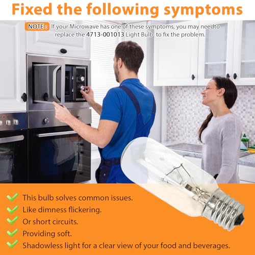 40W Incandescent Microwave Light Bulb Replacement for Samsung