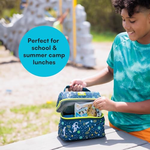 Arctic Zone Kids Dual Compartment Lunch Box with Ice Pack