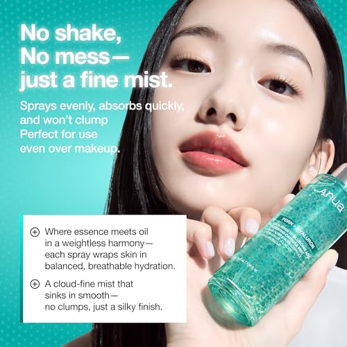 ANUA PDRN Collagen Glow Facial Serum Spray 3.38 fl oz - Hydrating Anti-Aging Toner with Hyaluronic Acid & Collagen