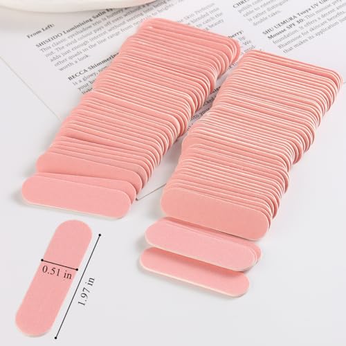 Mini Nail File and Orange Stick Set for Press On Nails - 20PCS