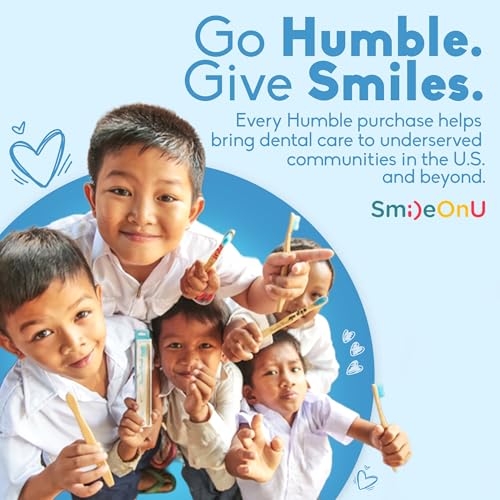 The Humble Co. Bamboo Electric Toothbrush Heads - Soft Bristles (4 Pack)