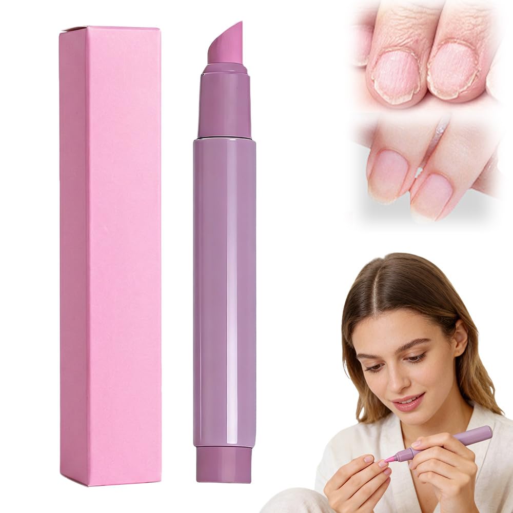 Cuticle Treatment Pen - 3-in-1 Nail Care Remover & Pusher with Ceramic Tip | Purple
