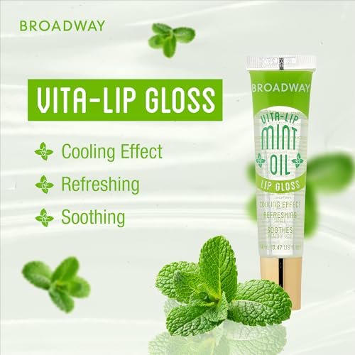 Ruby Kisses Vita-Lip Clear Lip Gloss 3 Pack - Mint Oil