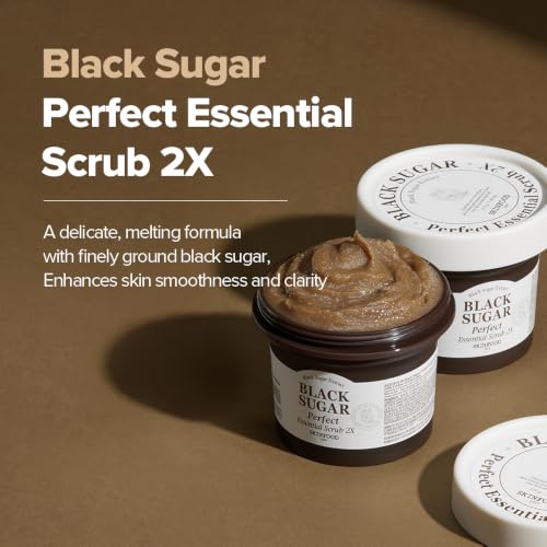 SKINFOOD Black Sugar Perfect Essential Scrub 2X - Exfoliating & Hydrating