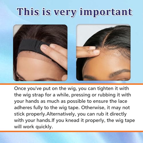 64pcs Lace Wig Tape - Waterproof Double-Sided Adhesive for Hair Extensions