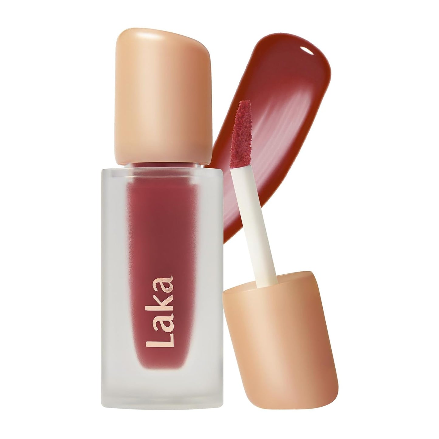 Fruity Glam Tint Lip Stain - Hydrating, Lightweight, Buildable Color | K-Beauty #101 Joyful, 4.5g/0.15oz
