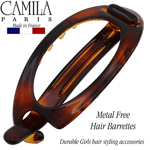 Camila Paris CP2316 French Hair Barrette Clip - No Metal, Strong Hold