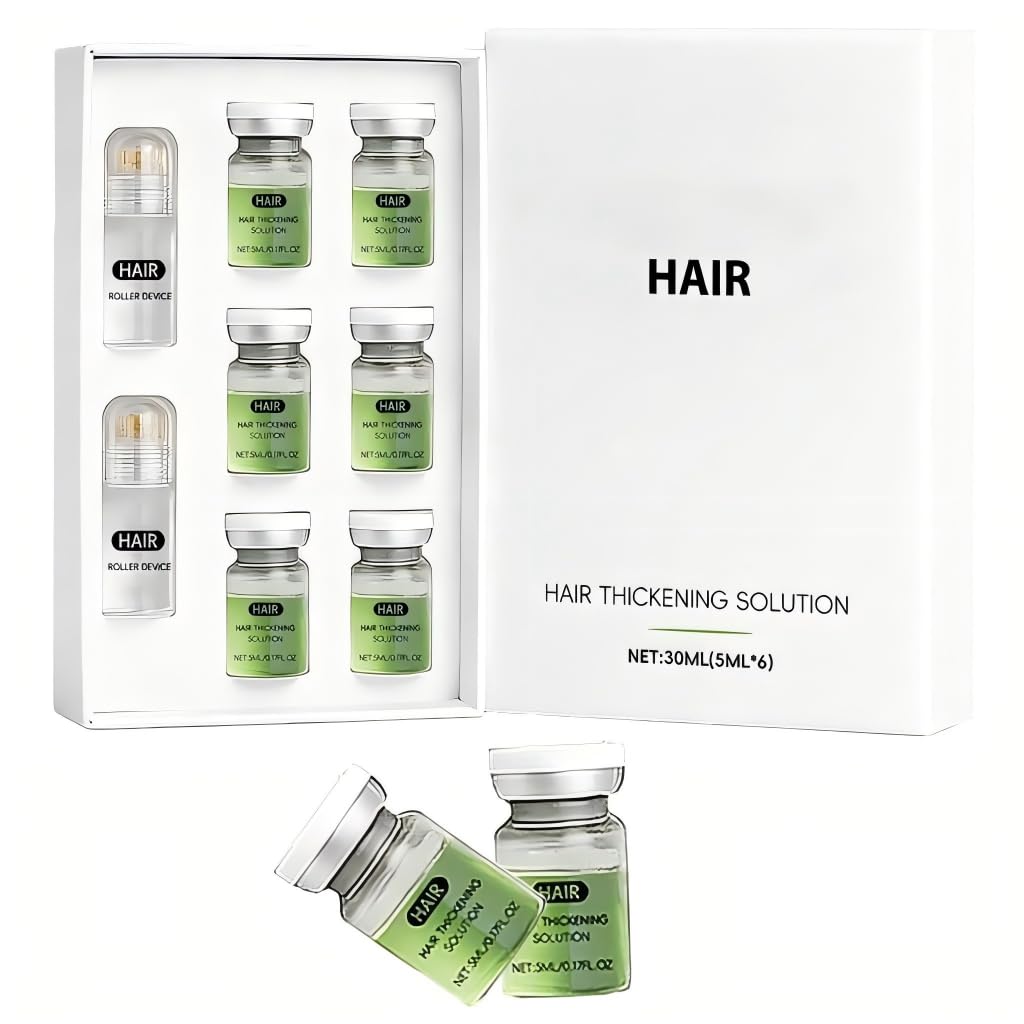 Hair Regrowth System - Advanced Ginseng & Peppermint Oil Formula for Fuller, Thicker Hair | Strengthens Roots for Men & Women