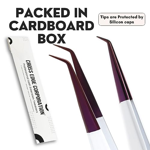 Cross Edge Lash Isolation Tweezers - Japanese Stainless Steel (CEC-JP/01)