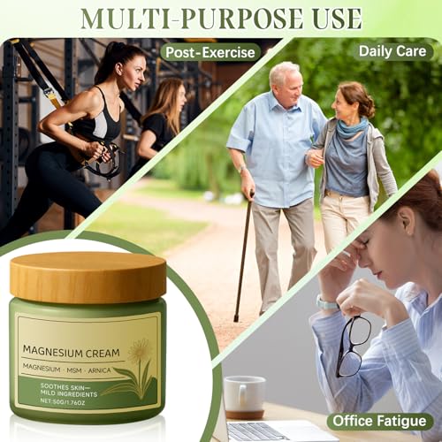 Denir Bonee Magnesium Cream with MSM & Arnica for Nerve Relief - 50g