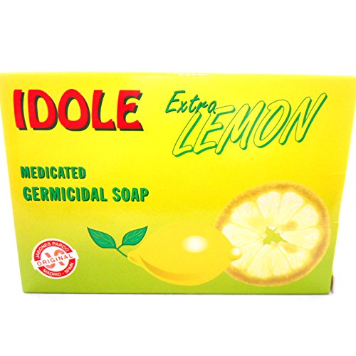 Idole Extra Lemon Germicidal Soap - Moisturizing Bath Bar, 10.5 oz (300g)