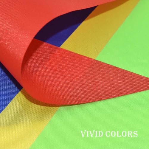 Vibrant Pennant Banner - 64-Piece Triangle Flag Garland for Parties