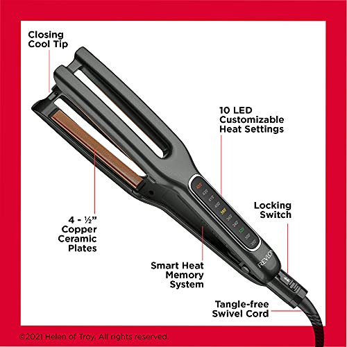 Revlon Double Straight Copper Ceramic Dual Plate Hair Straightener