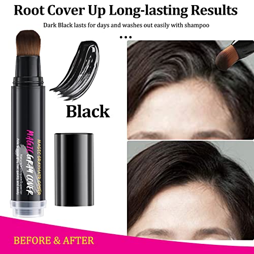 Root Touch Up Hairline Powder Stick - Dark Black Temporary Coverage
