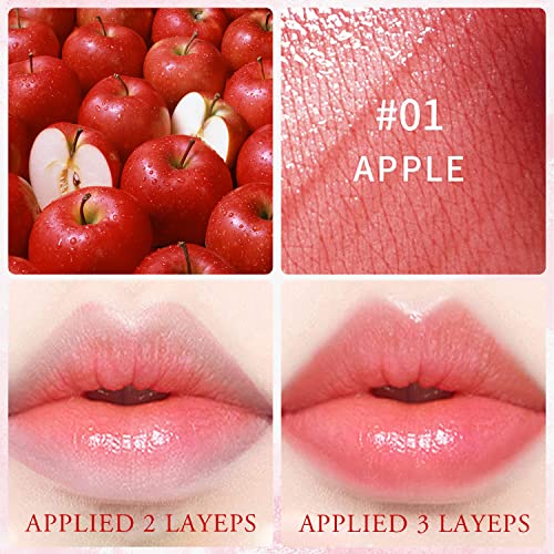 Korean Velvet Lip Tint Set - 4 Long Lasting Colors for Lips & Cheeks