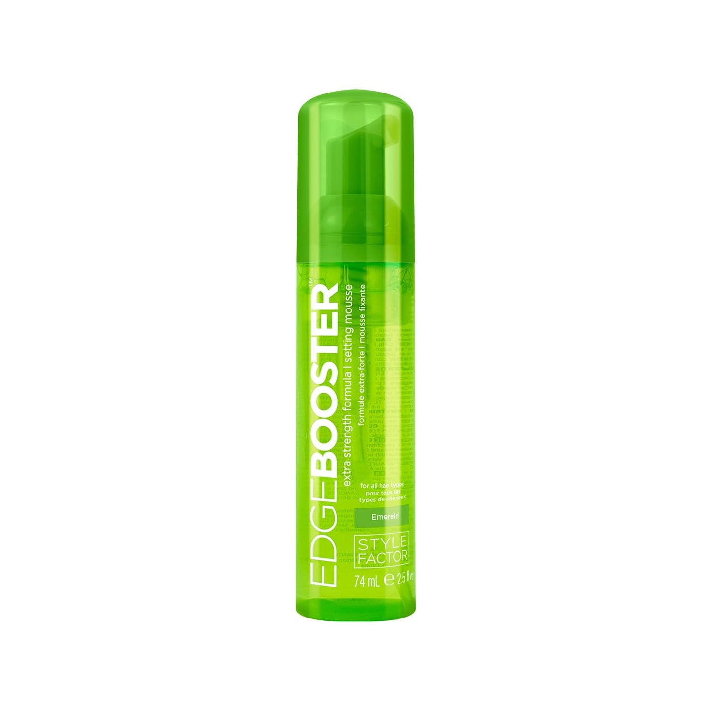 Style Factor EDGE BOOSTER Mousse - Extra Strength Frizz Control & Volume | 6.4oz Morganite for Curly Hair