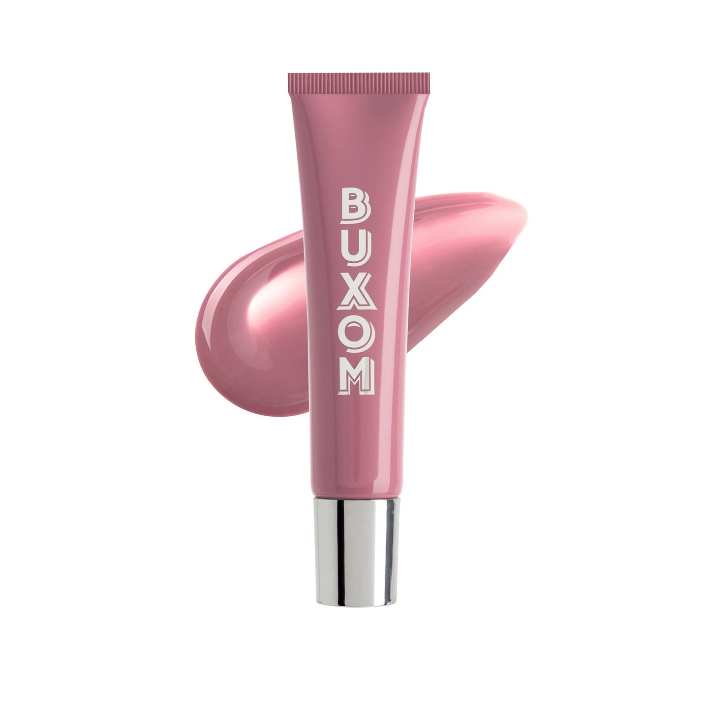 BUXOM Power-Full Plumping Peptide Tint - Hydrating + Moisturizing Tinted Lip Balm & Overnight Lip Mask with 36HR Hydration - Sheer Balm for Dry Lips, and Fuller-Looking Pout - Dolly Glaze (1 oz)