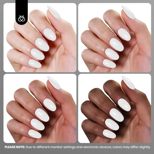 Beetles White Gel Polish 15ml - Hema-Free Soak Off Nail Polish