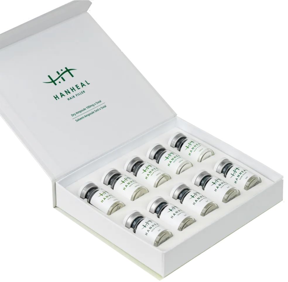 Scalp Exosomes for Hair Growth - EGF, IGF, GHK-Cu & Hyaluronic Acid | 5 Sets (100mg x 5 Vials + 5mL x 5 Vials)