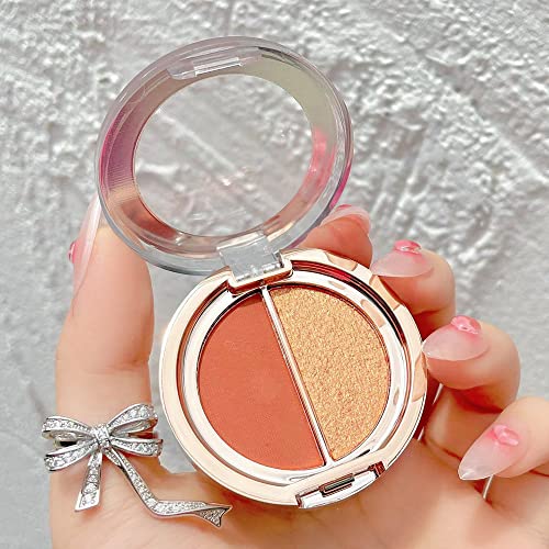Timipoo Double Color Eye Shadow Palette - Matte & Shimmer Shades