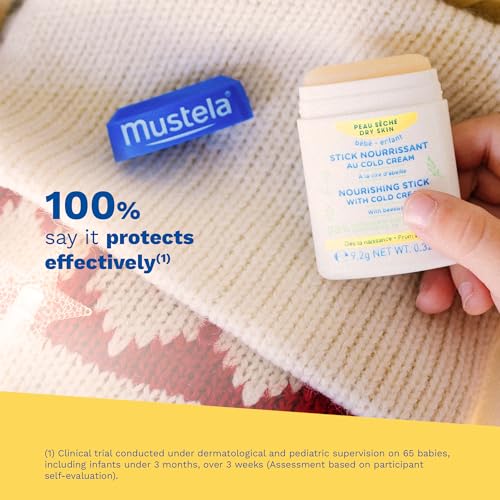 Mustela Baby Nourishing Stick - Moisturizer for Dry Skin - 0.32 oz