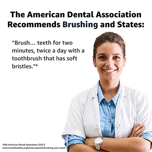 Amazon Basics MultiPro Soft Toothbrushes with Angled Bristles - 4 Count