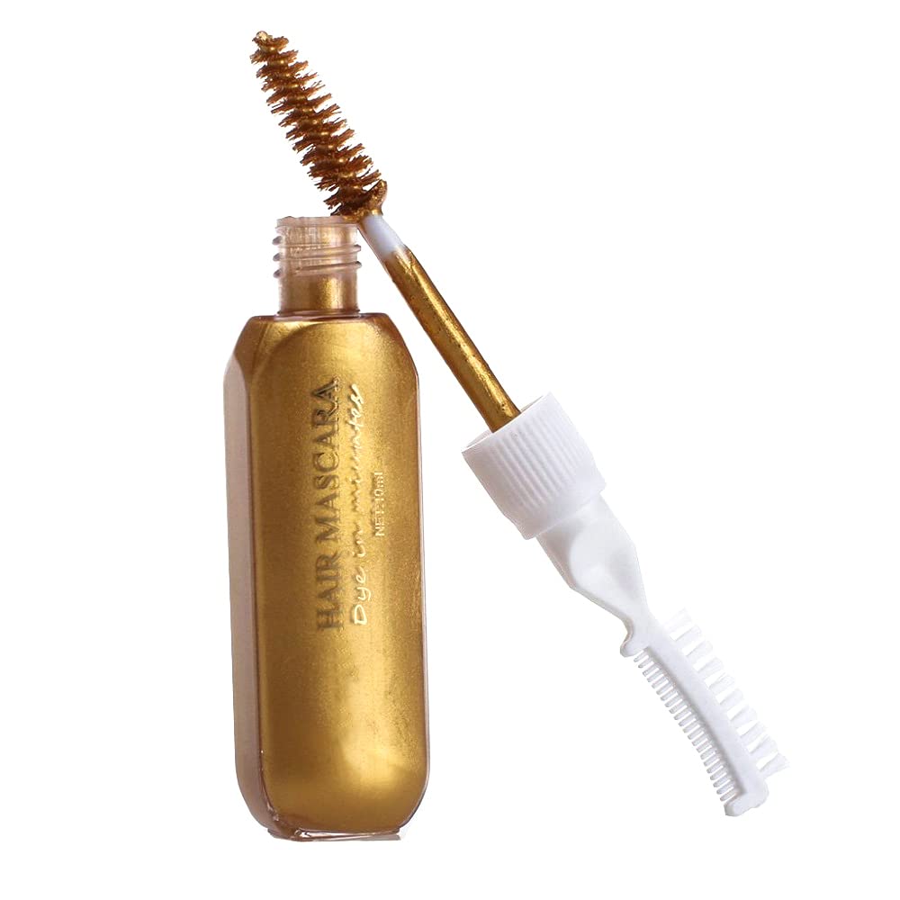 Temporary Hair Color Mascara - Washable Silver Gray Hair Dye Stick | Non-Toxic Instant Application