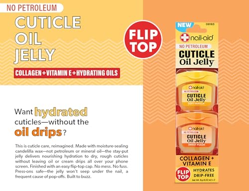 Nail-Aid Cuticle Oil Jelly - Press-On Friendly Hydrating Treatment