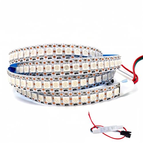 WS2812B LED Strip 5050 SMD RGB - 3.2FT, 144 Pixels, Non-Waterproof