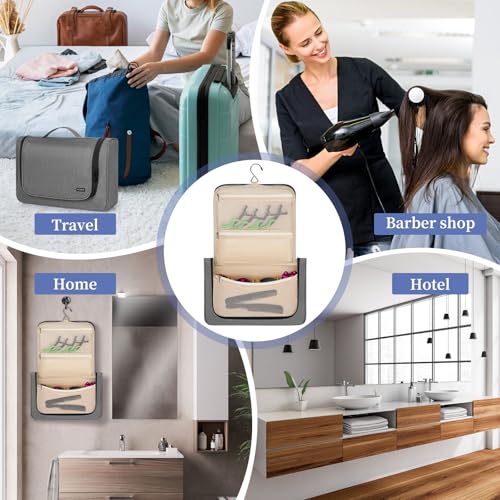 WELIDAY Travel Organizer Bag for Dyson Airwrap Styler with Hanging Hook