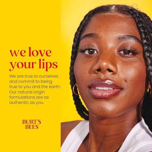 Burt's Bees Natural Beeswax Lip Balm - Peppermint Flavor, 4 Pack
