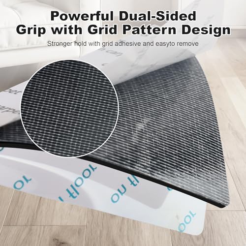 Finevoy 14PCS Non-Slip Rug Grippers for Hardwood Floors
