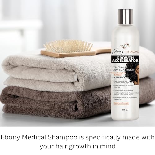 Ebony Medical Hair Growth Shampoo 12oz - Vegan & Sulfate-Free