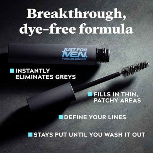 Just For Men 1-Day Beard & Brow Color - Temporary Black Dye