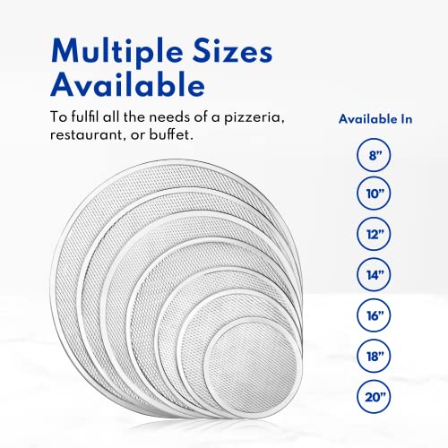 10 Inch Aluminum Pizza Baking Screen - Professional Grade