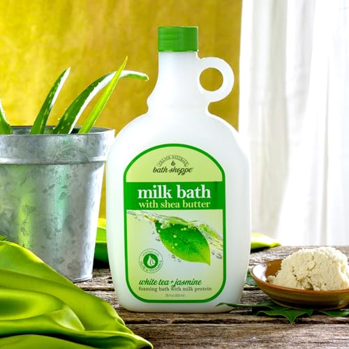 Village Naturals White Tea & Jasmine Foaming Milk Bath, 28 Fl Oz (Pack of 2)