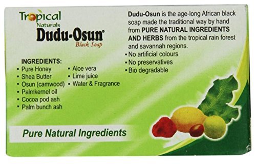 Dudu Osun African Black Soap - Authentic Natural Bar Soap - 5 Pack