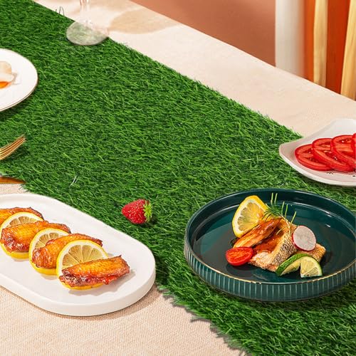 Artificial Grass Table Runner for Weddings & Parties - 13" x 31.5"