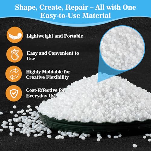 Moldable Thermoplastic Beads for DIY Vampire Fangs & Teeth Repair - 10.9 oz