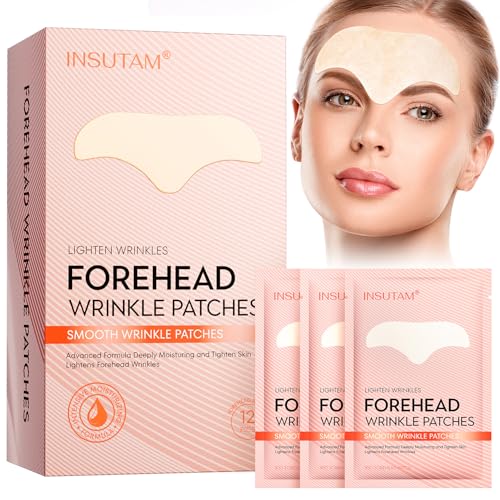 Insutam Overnight Forehead & Smile Line Wrinkle Patches - Anti-Aging Face Care
