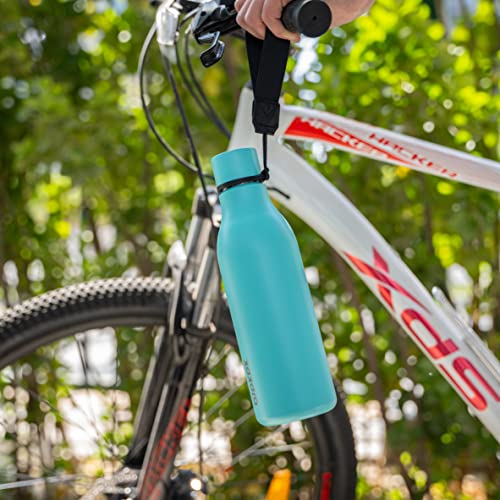 BJPKPK 18oz Insulated Stainless Steel Water Bottle with Strap