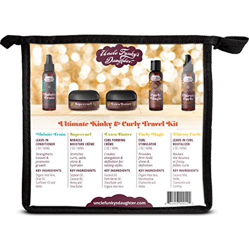 Uncle Funky's Daughter Curly Hair Kit - Kinky & Curly Girl Styling Set