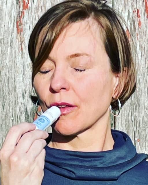 Peppermint Lanolin Lip Balm Stick | High Meadow Moisturizing Lip Care