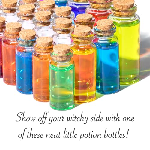 4 Pack 100ml Glass Jars with Cork Lids for Crafts & Gifts