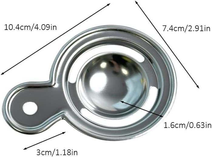 Stainless Steel Egg Separator - Professional Yolk Protein Filter Tool for Bakers | Kitchen Gadget