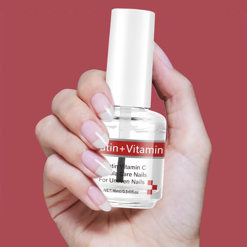 Keratin Nail & Cuticle Oil - Strengthening Moisturizer with Vitamins C | Deep Hydration for Nail Growth