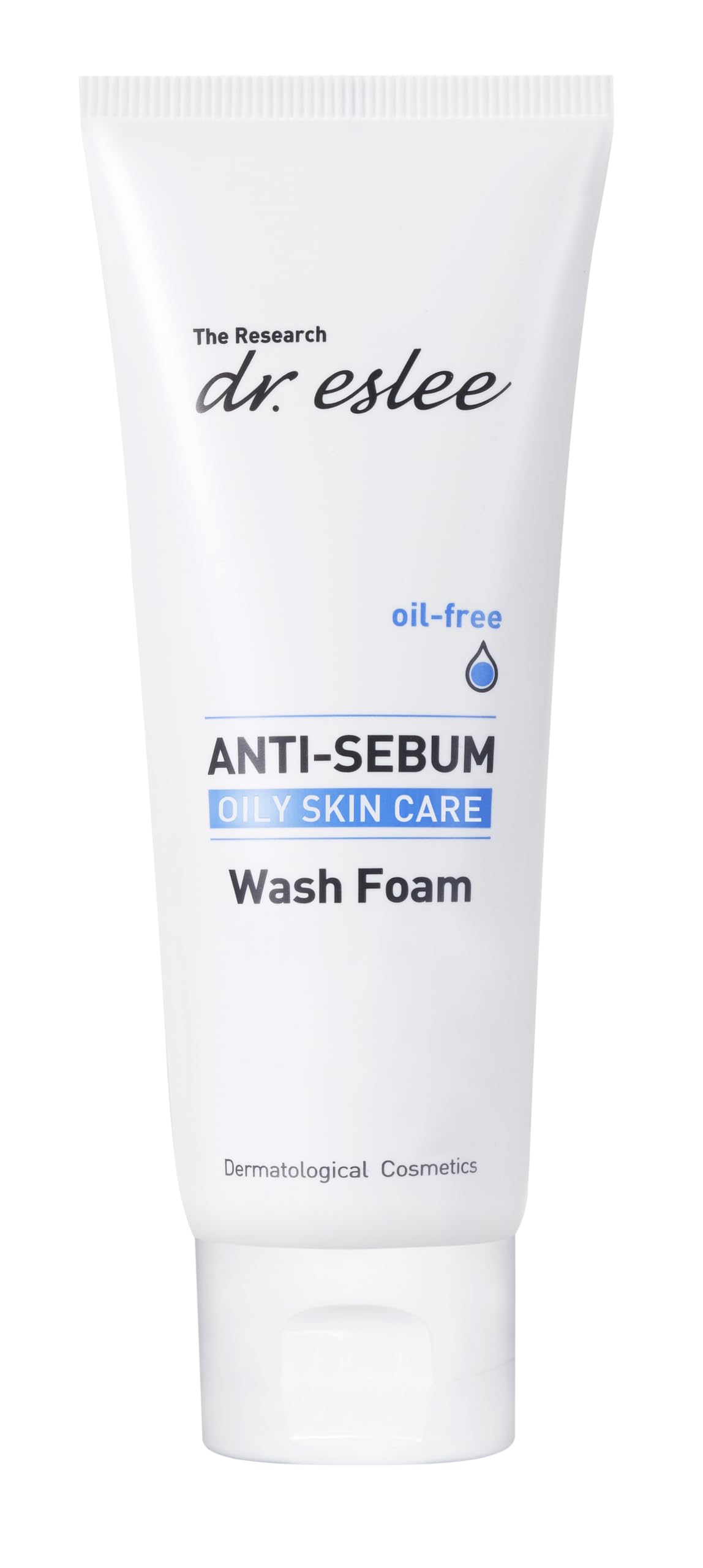 Dr Eslee Anti-Sebum Wash Foam, Facial Cleanser for Oily Skin (100ml) Non-Irritating Dermatological Face Wash Cleansing Foam - Controls Excess Sebum, Soothes Irritation, Sulfate-Free, Korean Skin Care