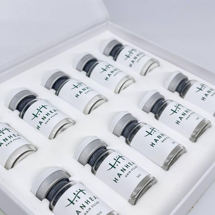 Scalp Exosomes for Hair Growth - EGF, IGF, GHK-Cu & Hyaluronic Acid | 5 Sets (100mg x 5 Vials + 5mL x 5 Vials)