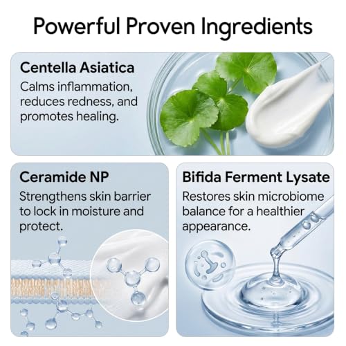 Centella Asiatica Toner with Hyaluronic Acid - Soothing Moisturizer for Sensitive Skin (8.45 fl oz)