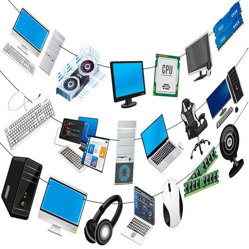 3-Piece Computer-Themed Birthday Banner Set for Parties